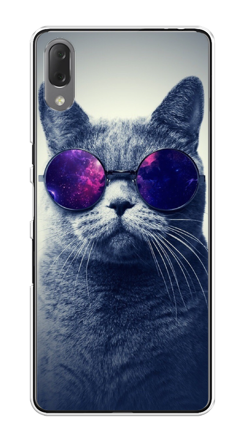 

Чехол Awog на Sony Xperia L3 "Космический кот", Разноцветный, 54450-1