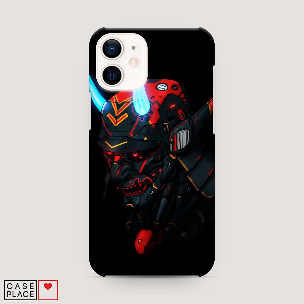 

Пластиковый чехол "Неоновый самурай" на Apple iPhone 12 mini, 12620-5