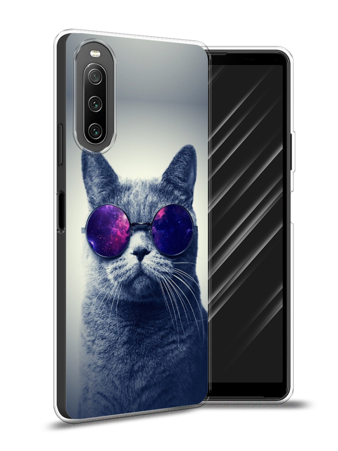 

Чехол Awog на Sony Xperia 10 IV "Космический кот", Разноцветный, 55250-1