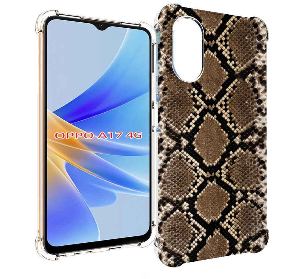 

Чехол MyPads змеиная кожа для OPPO A17, Прозрачный, Tocco