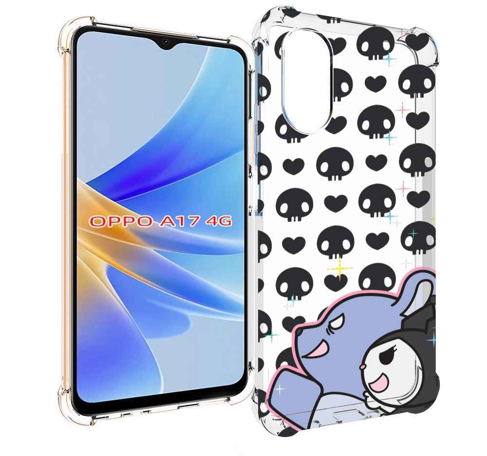 

Чехол MyPads злые-мини-животные детский для OPPO A17, Прозрачный, Tocco
