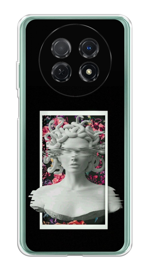 

Чехол на Huawei Nova Y91 "Web Punk Медуза Горгона", Черный;серый, 6121650-6