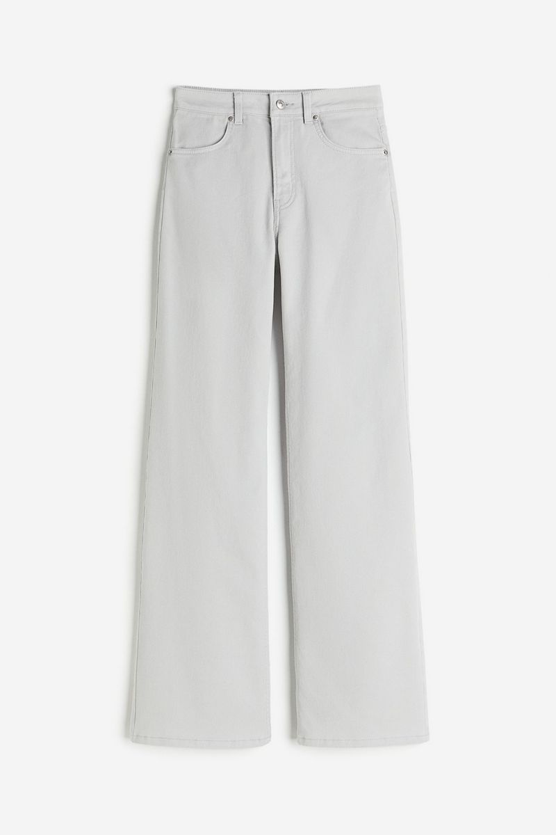 

Брюки женские H&M 1107360 серые 44 EU, Серый, 1107360