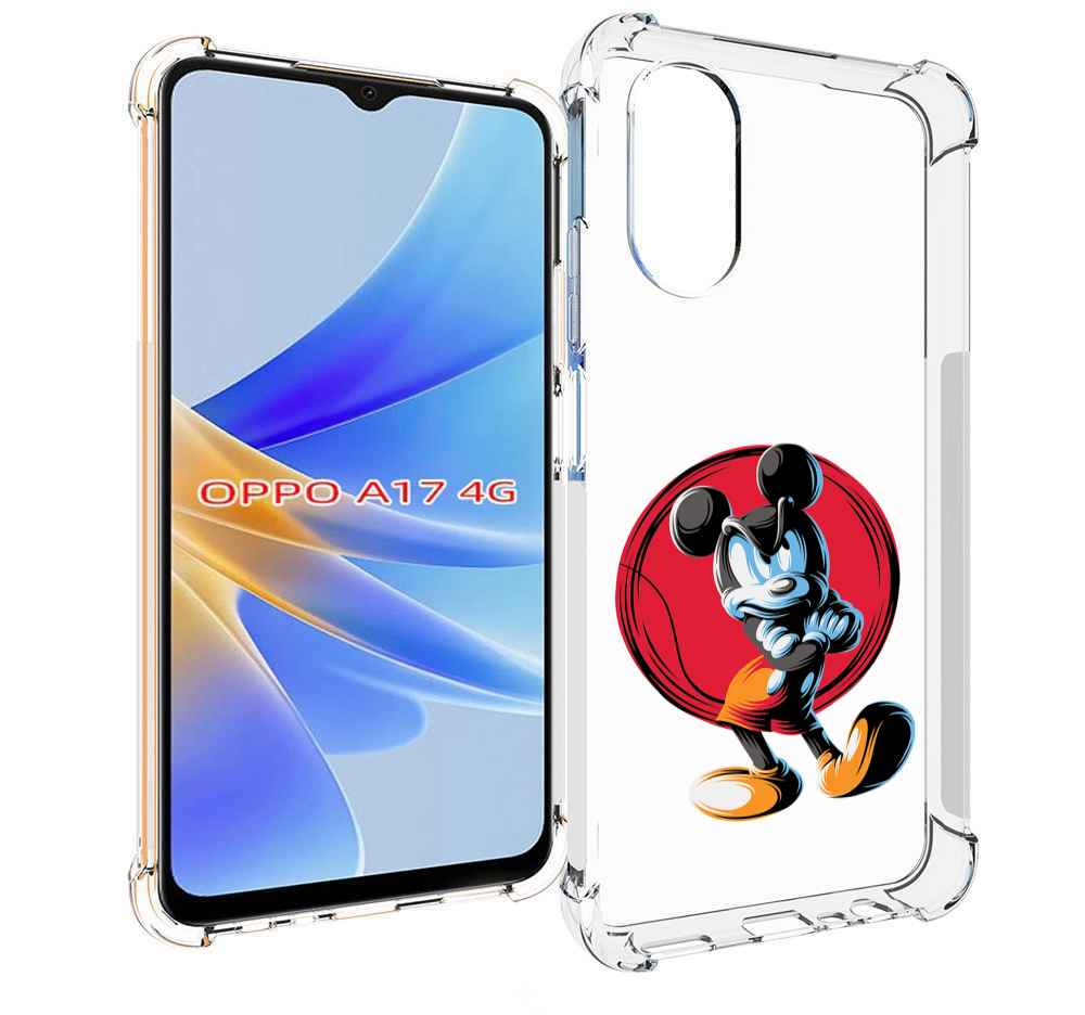 

Чехол MyPads злой-микки для OPPO A17, Прозрачный, Tocco
