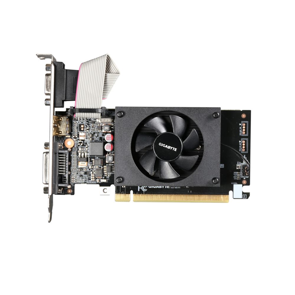 Видеокарта GIGABYTE NVIDIA GeForce GT 710 LP v2.0 (GV-N710D3-2GLV2.0)