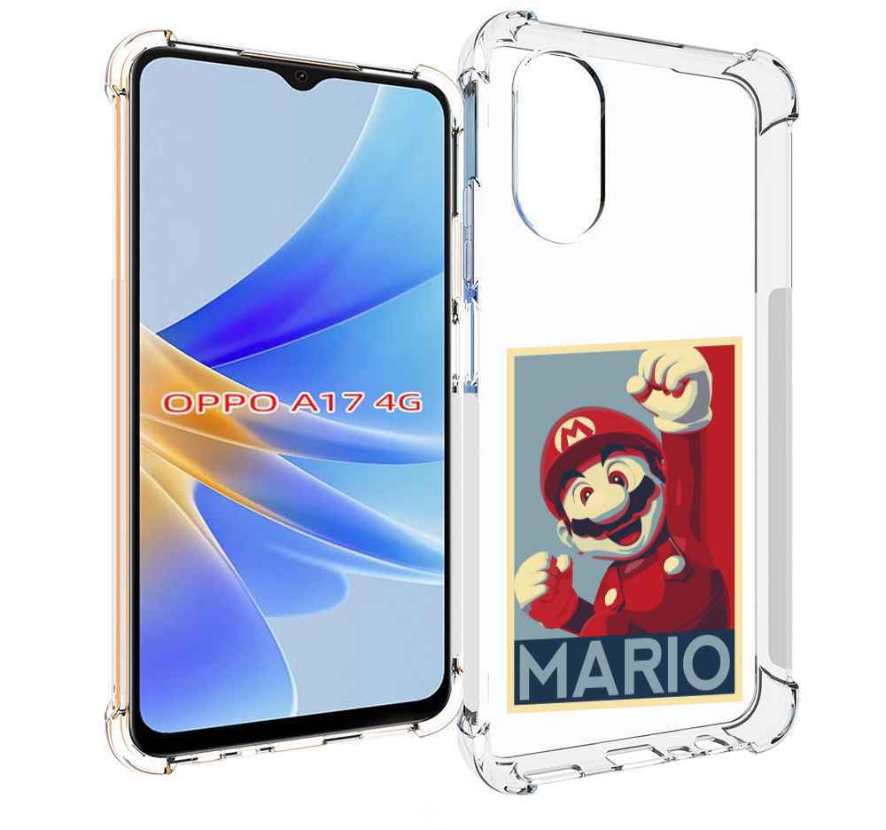

Чехол MyPads злой марио для OPPO A17, Прозрачный, Tocco