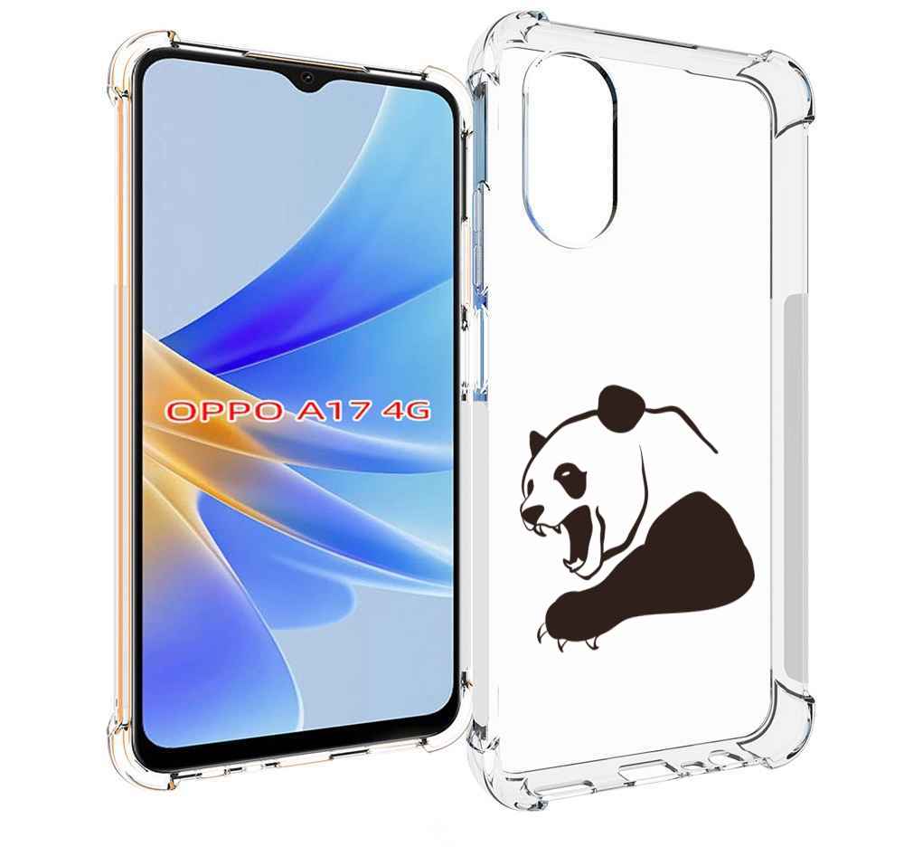 

Чехол MyPads злая-панда для OPPO A17, Прозрачный, Tocco