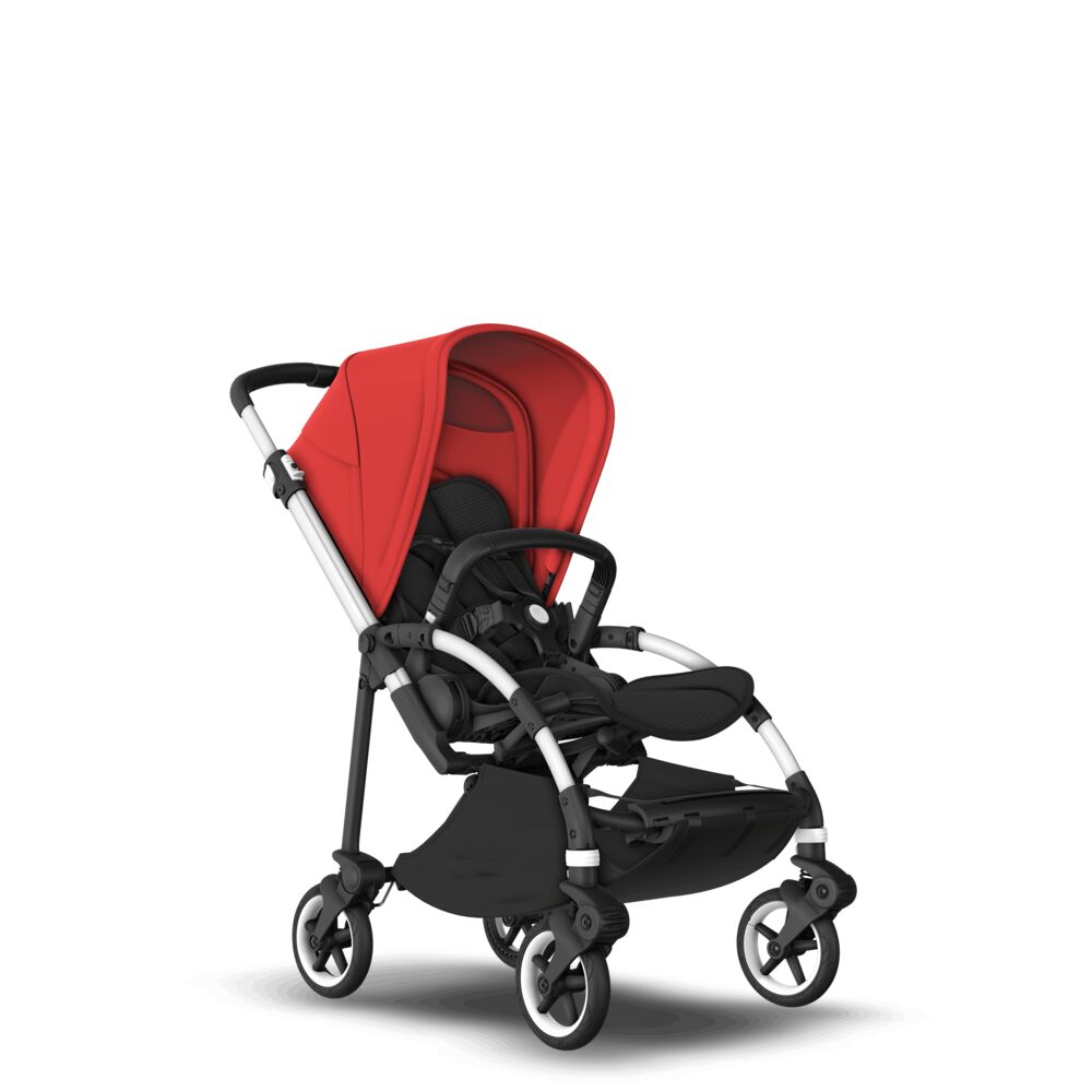 фото Bugaboo bee6 коляска прогулочная alu/black/red