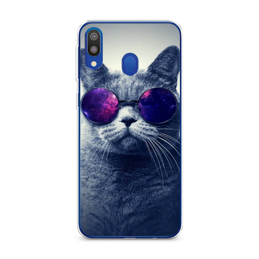 

Чехол Awog на Samsung Galaxy M20 "Космический кот", Разноцветный, 27450-1