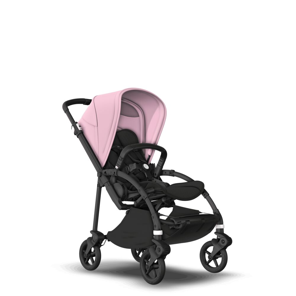 фото Bugaboo bee6 коляска прогулочная black/black/soft pink