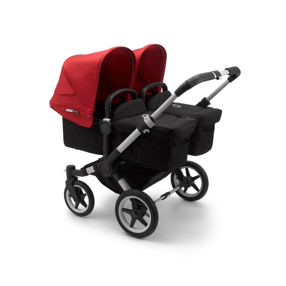 

Bugaboo donkey3 коляска 2 в 1 для двойни twin alu/black/red, Donkey3 2 В 1