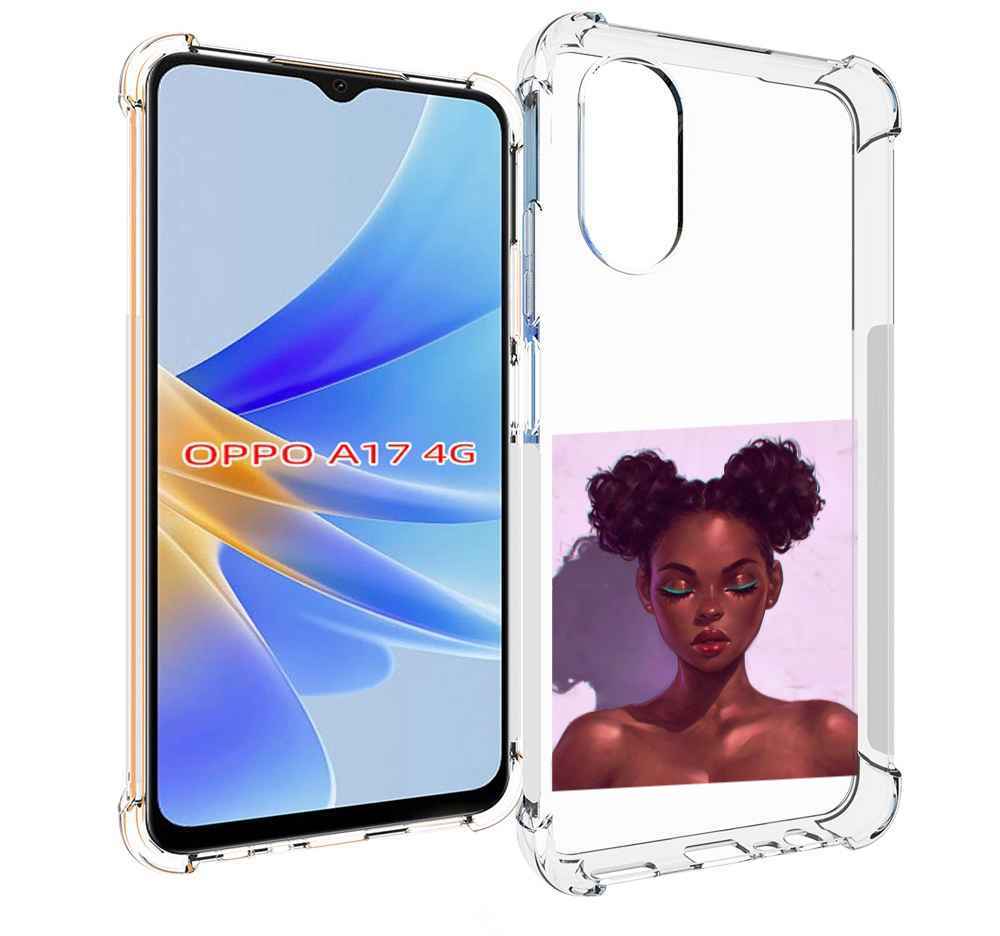 

Чехол MyPads зеленые-стрелки женский для OPPO A17, Прозрачный, Tocco