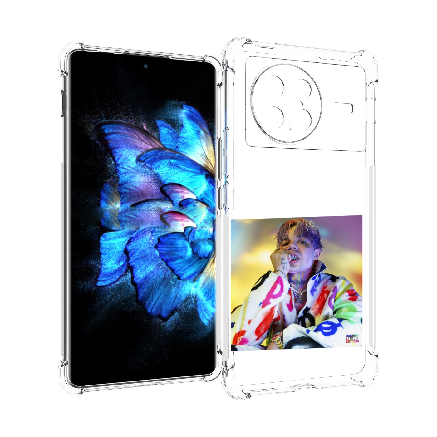 

Чехол MyPads Sayonara Boy Oраl Элджей для Vivo X Note 5G, Прозрачный, Tocco