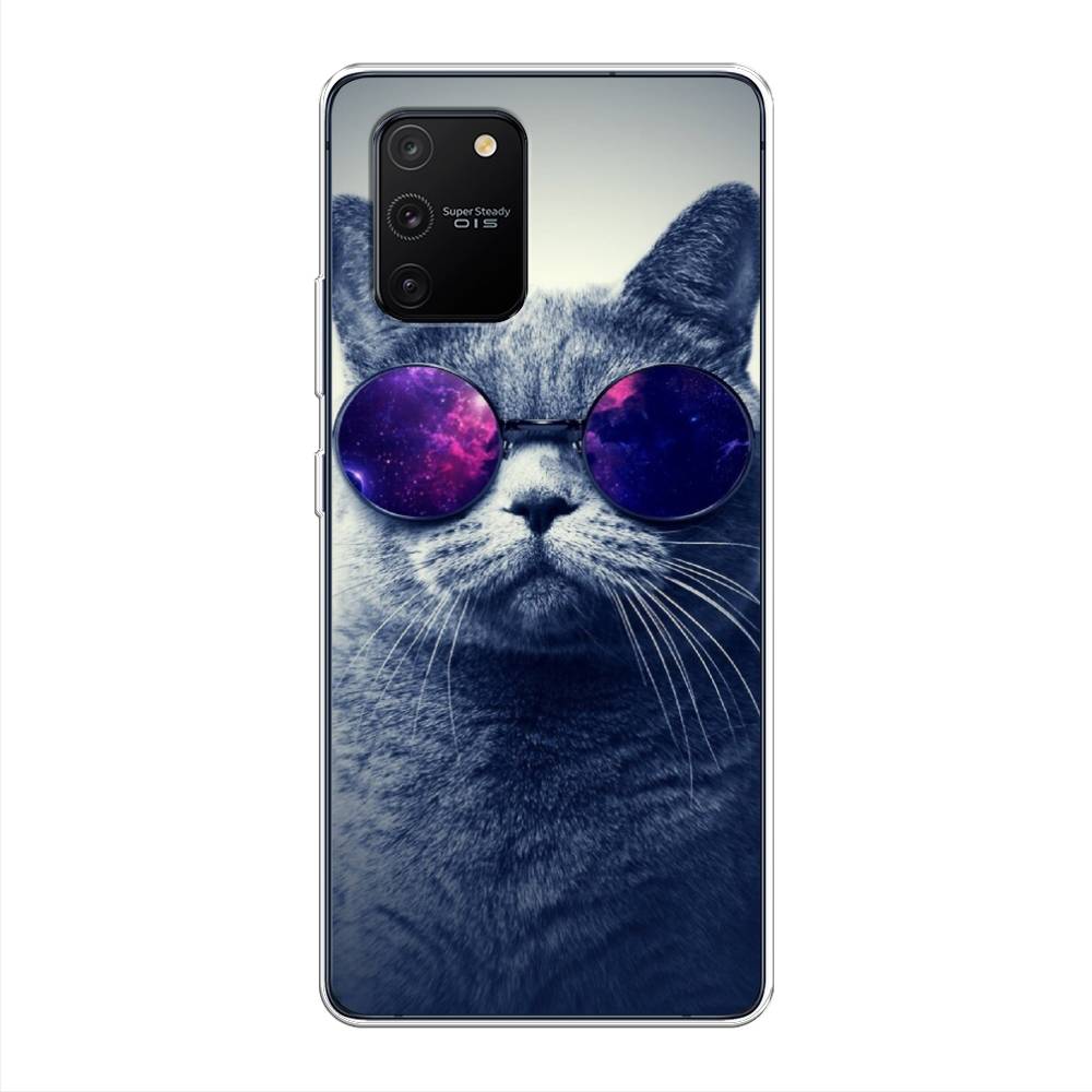 

Чехол Awog на Samsung Galaxy A91/S10 Lite "Космический кот", Разноцветный, 29950-1