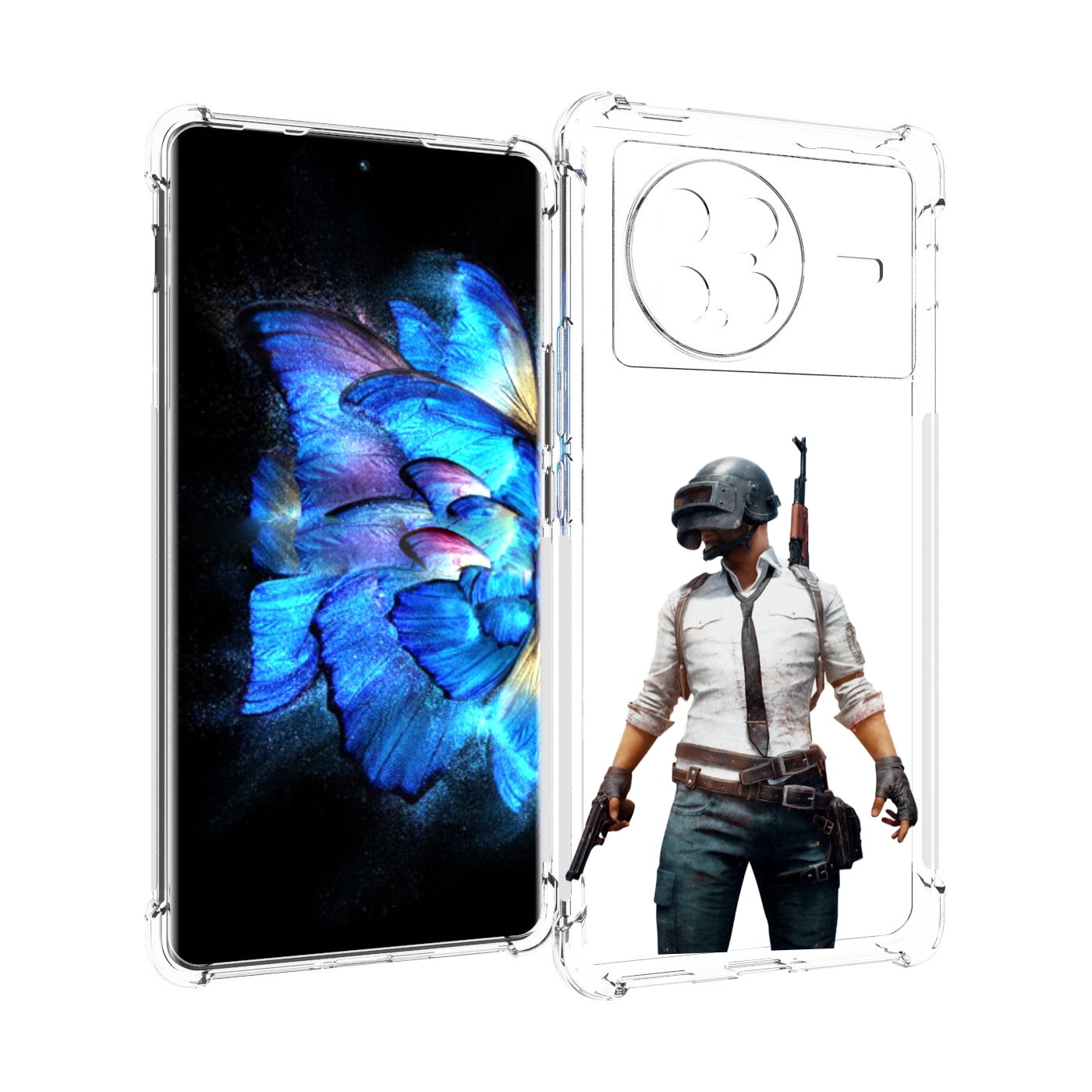 

Чехол MyPads PUBG-2 для Vivo X Note 5G, Прозрачный, Tocco