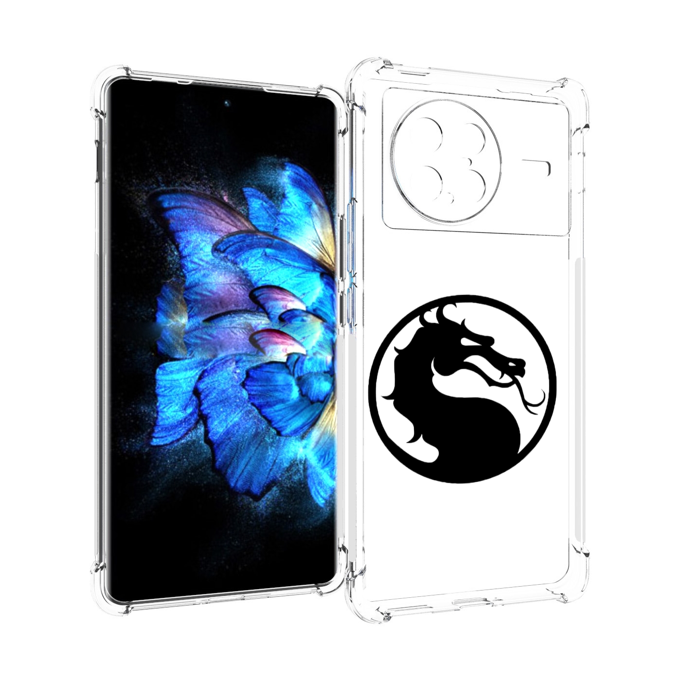 

Чехол MyPads Mortal-Kombat-2 мужской для Vivo X Note 5G, Прозрачный, Tocco