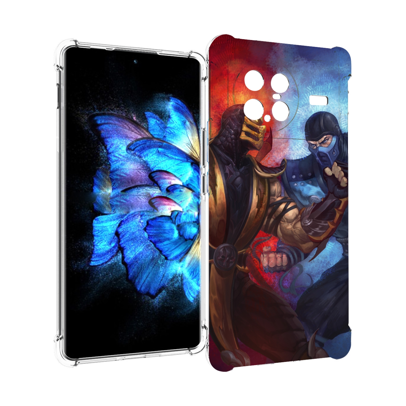 

Чехол MyPads Mortal Kombat art для Vivo X Note 5G, Прозрачный, Tocco