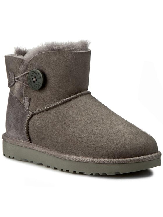 

Ботинки W Mini Bailey Button II 1016422 Ugg серый 40 EU, W Mini Bailey Button II 1016422