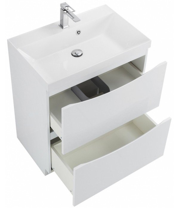 

Тумба с раковиной BelBagno Marino 70-PIA-BB700/450-LV-MR-AST Bianco Lucido, Белый, BelBagno Marino