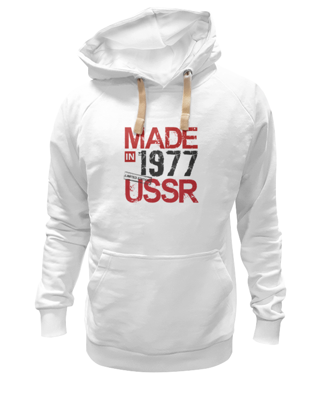 

Худи унисекс Printio 1977 год рождения белое L, Белый, 1977 год рождения