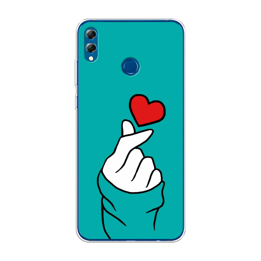 

Чехол Awog на Honor 8X Max "Маленькое сердечко", Голубой;белый;красный, 66550-7