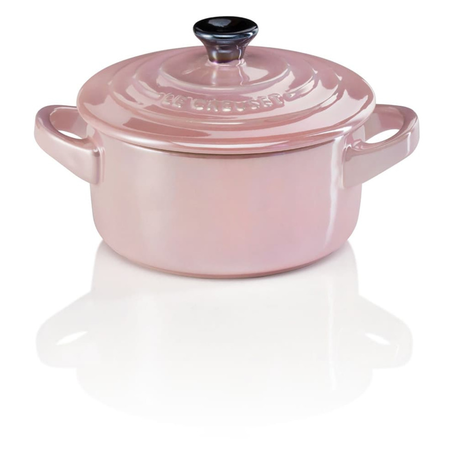 фото Кокотница 10см 250мл le creuset керамика (розовый шифон металлик)