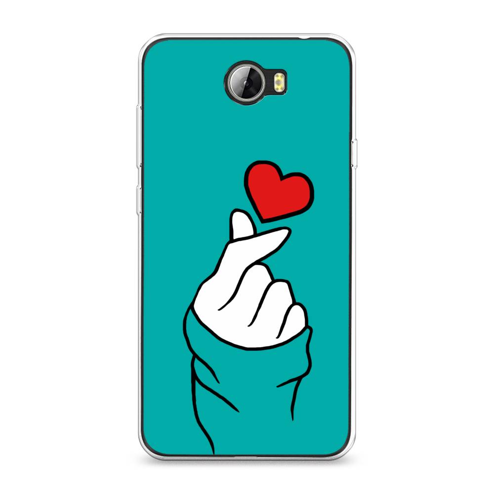 

Чехол Awog на Honor 5A "Маленькое сердечко", Голубой;белый;красный, 60350-7
