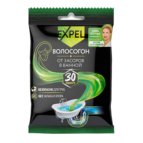 

Expel Средство для устранения засоров От Волос саше, 50 г