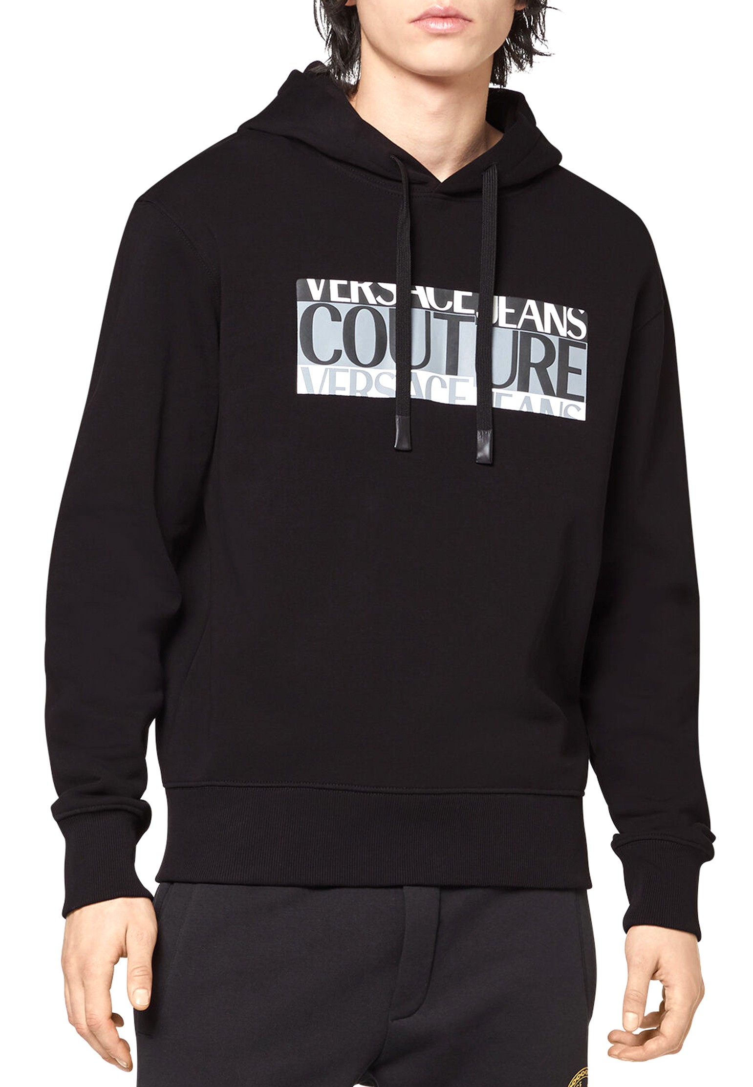 

Толстовка мужская Versace Jeans Couture 132282 черная XL, 132282