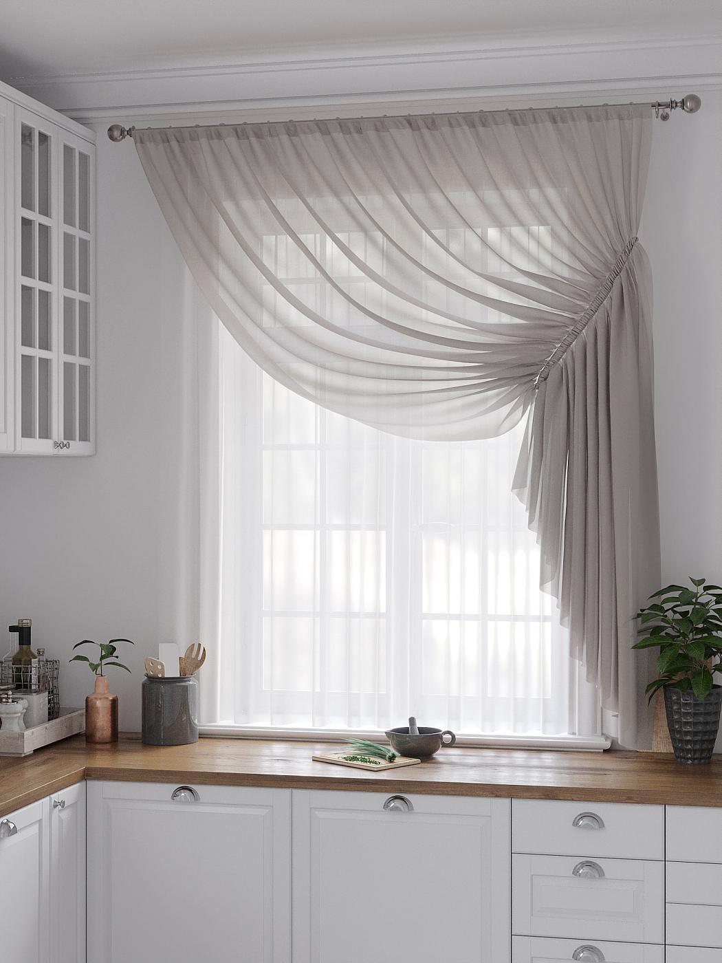 

Комплекты штор AT HOME / шторы в комнату 300х180 см / Фуртадо (серый), 206869