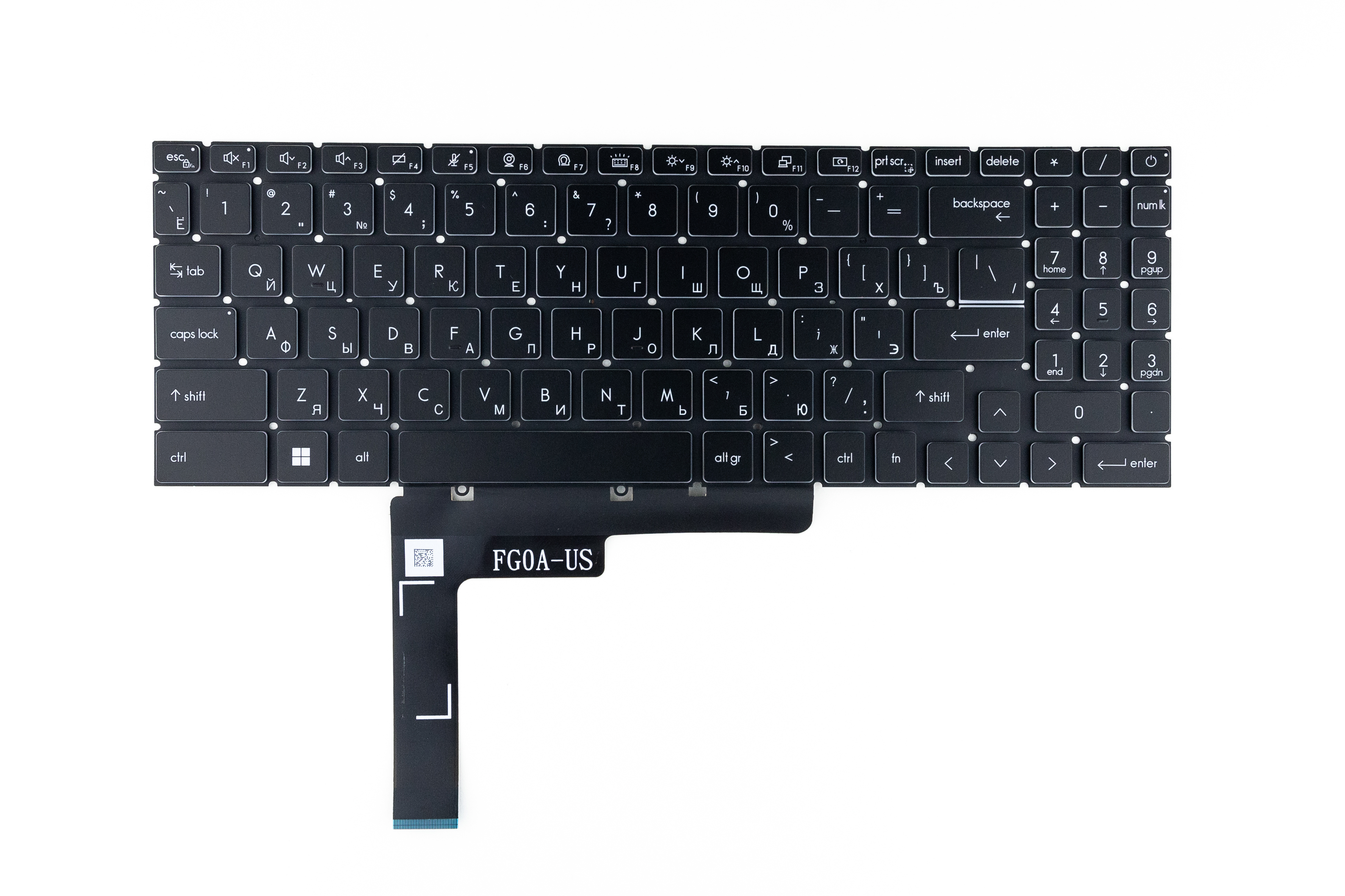 Клавиатура для ноутбука MSI Creator Z17