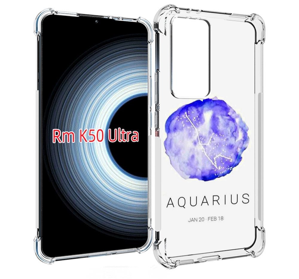 

Чехол MyPads знак зодиака водолеи 5 для Xiaomi 12T / Redmi K50 Ultra, Прозрачный, Tocco