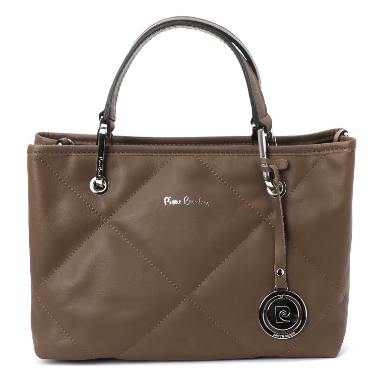 Комплект (сумка+брелок) женский Pierre Cardin 55071, коричневый