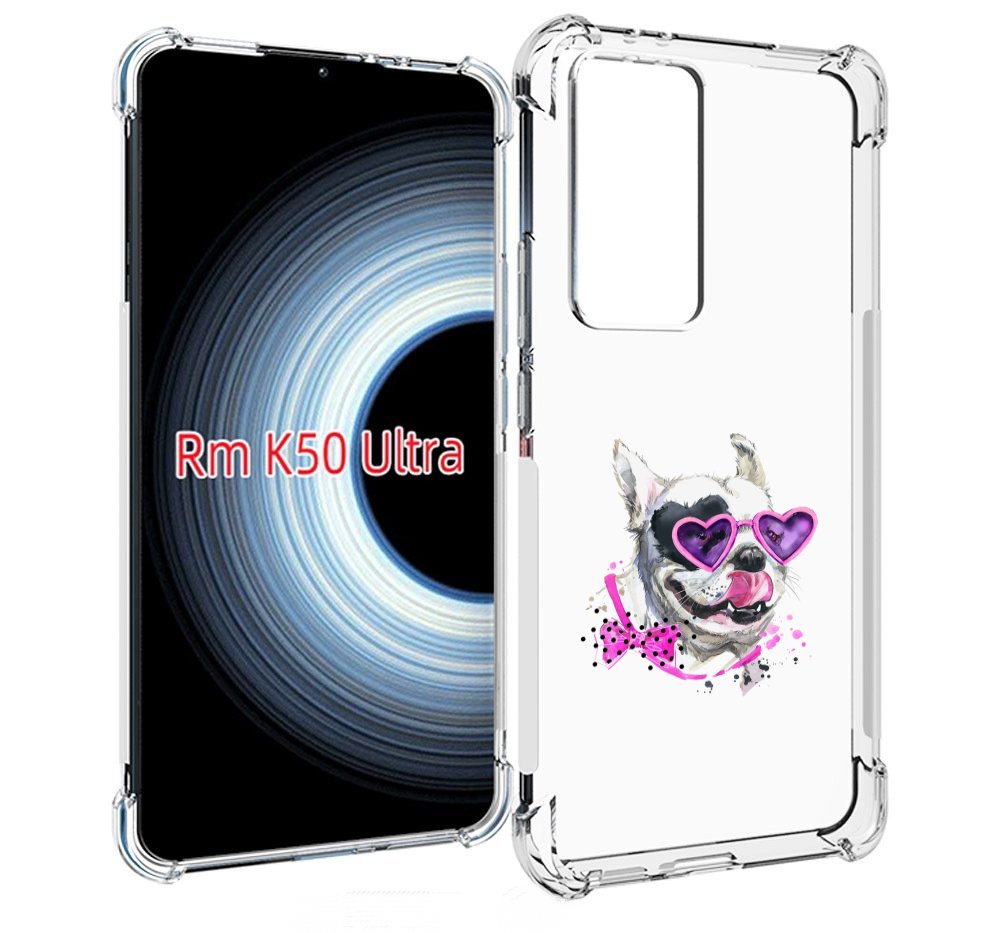 

Чехол MyPads акварельный пёс для Xiaomi 12T / Redmi K50 Ultra, Прозрачный, Tocco
