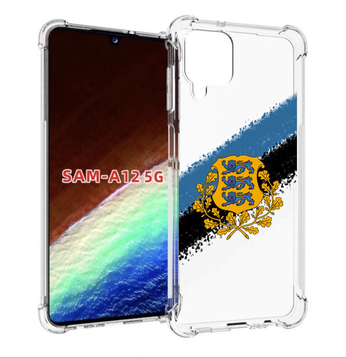 

Чехол MyPads герб флаг эстонии-2 для Samsung Galaxy A12 (SM-A125F) 2020/21, Прозрачный, Tocco