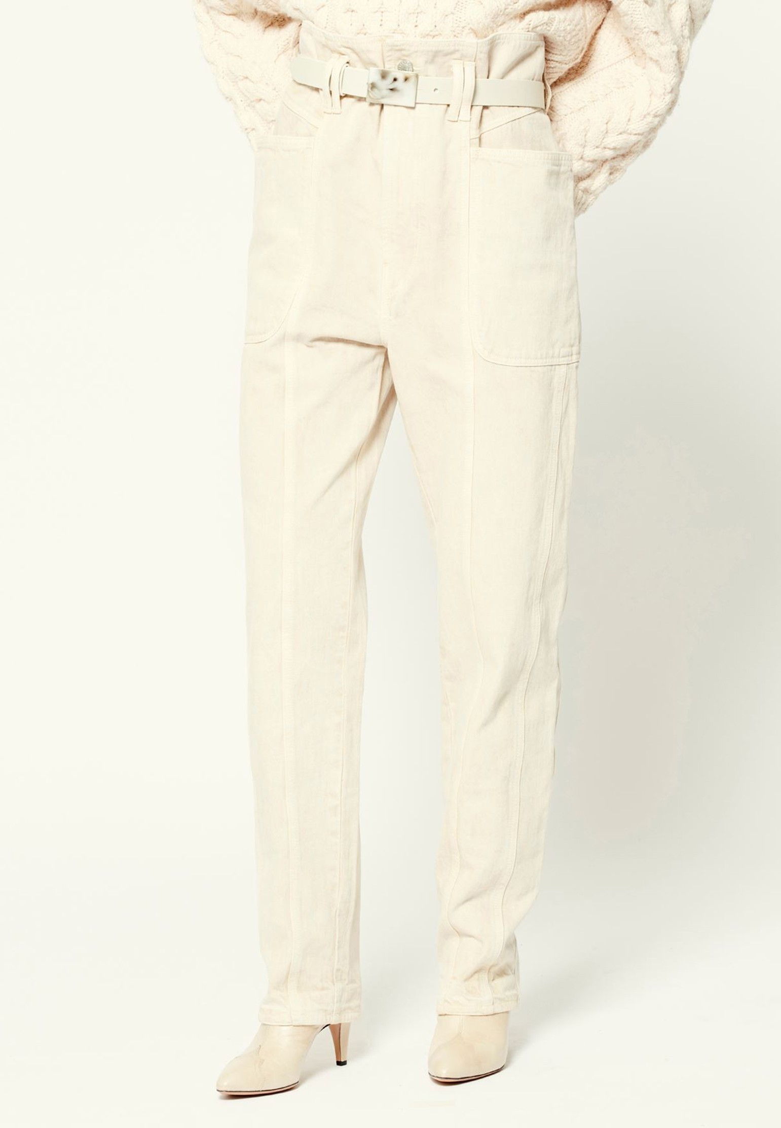 

Брюки женские ETOILE Isabel Marant 131516 бежевые 40 FR, 131516