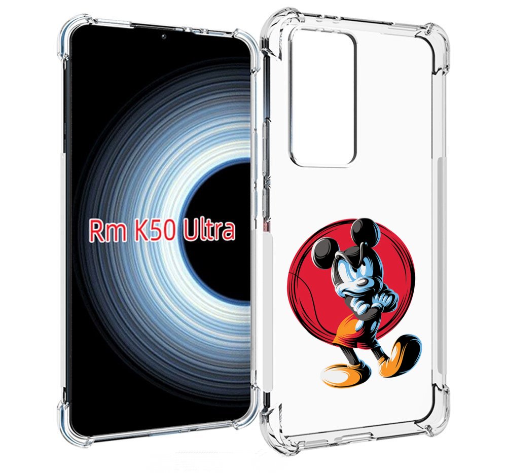 

Чехол MyPads злой-микки для Xiaomi 12T / Redmi K50 Ultra, Прозрачный, Tocco