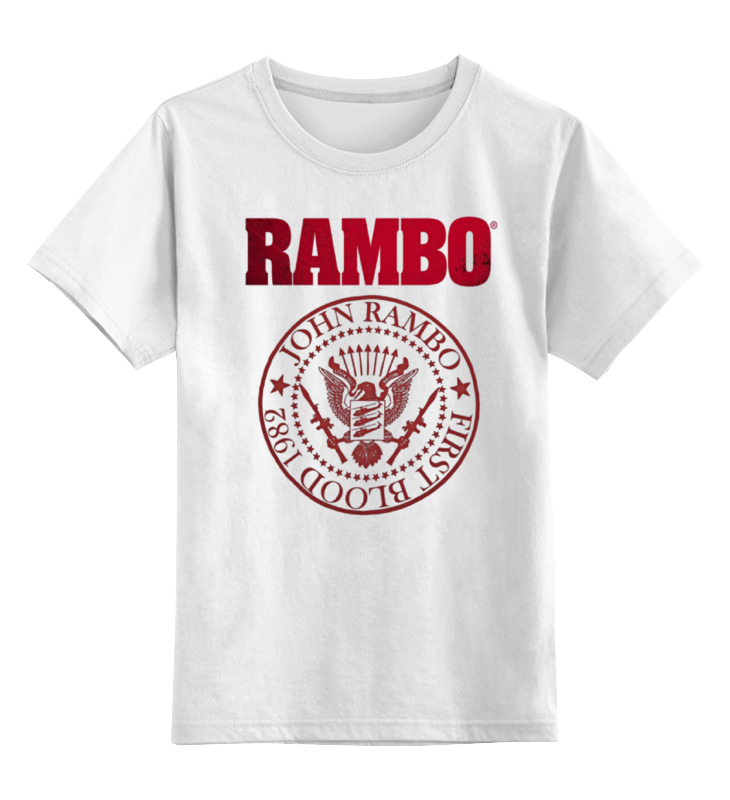 

Детская футболка классическая унисекс Printio Rambo, Разноцветный, 0000000803145