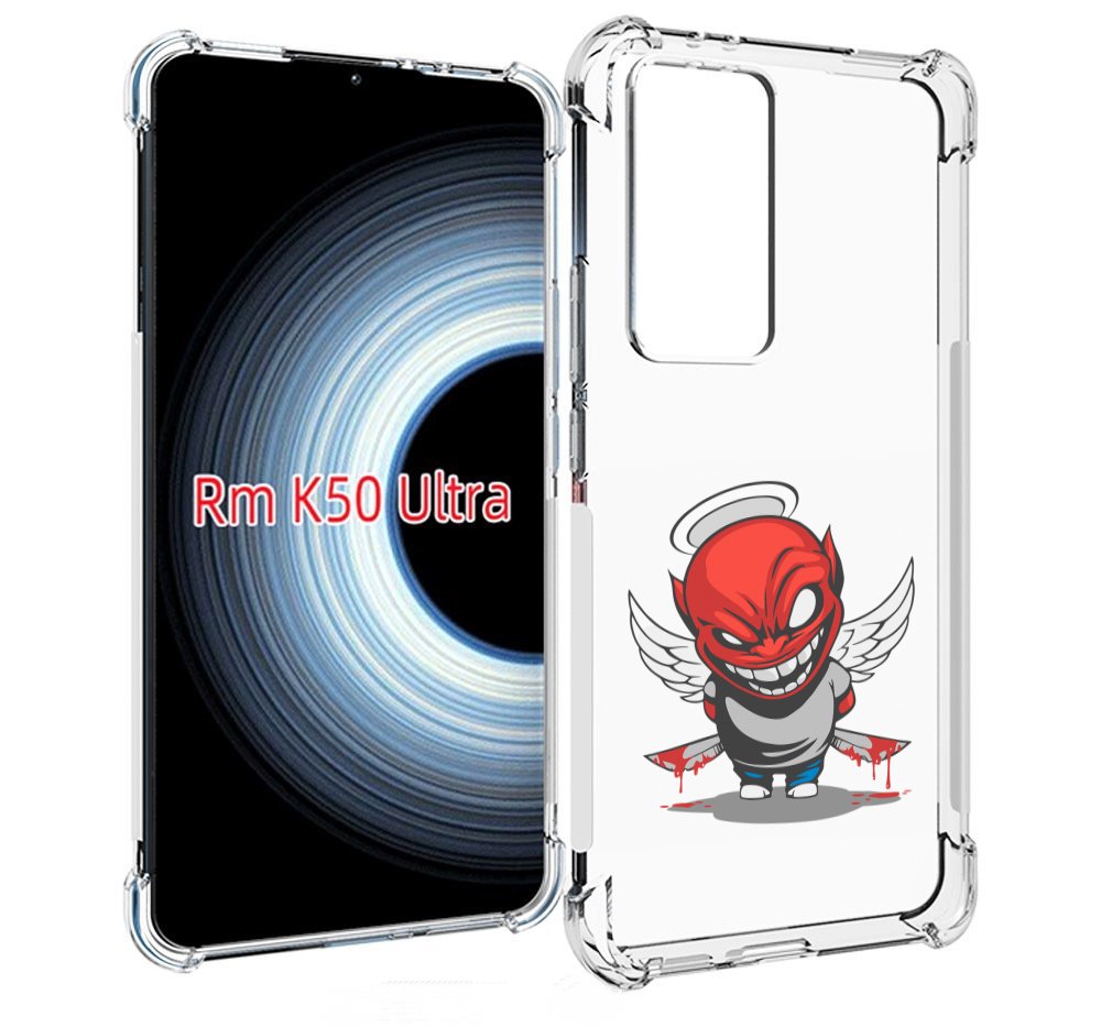 

Чехол MyPads злой-ангел для Xiaomi 12T / Redmi K50 Ultra, Прозрачный, Tocco