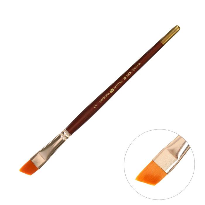 

Кисть Decola № 5, синтетика скошенная, b=12.5 мм, 20777