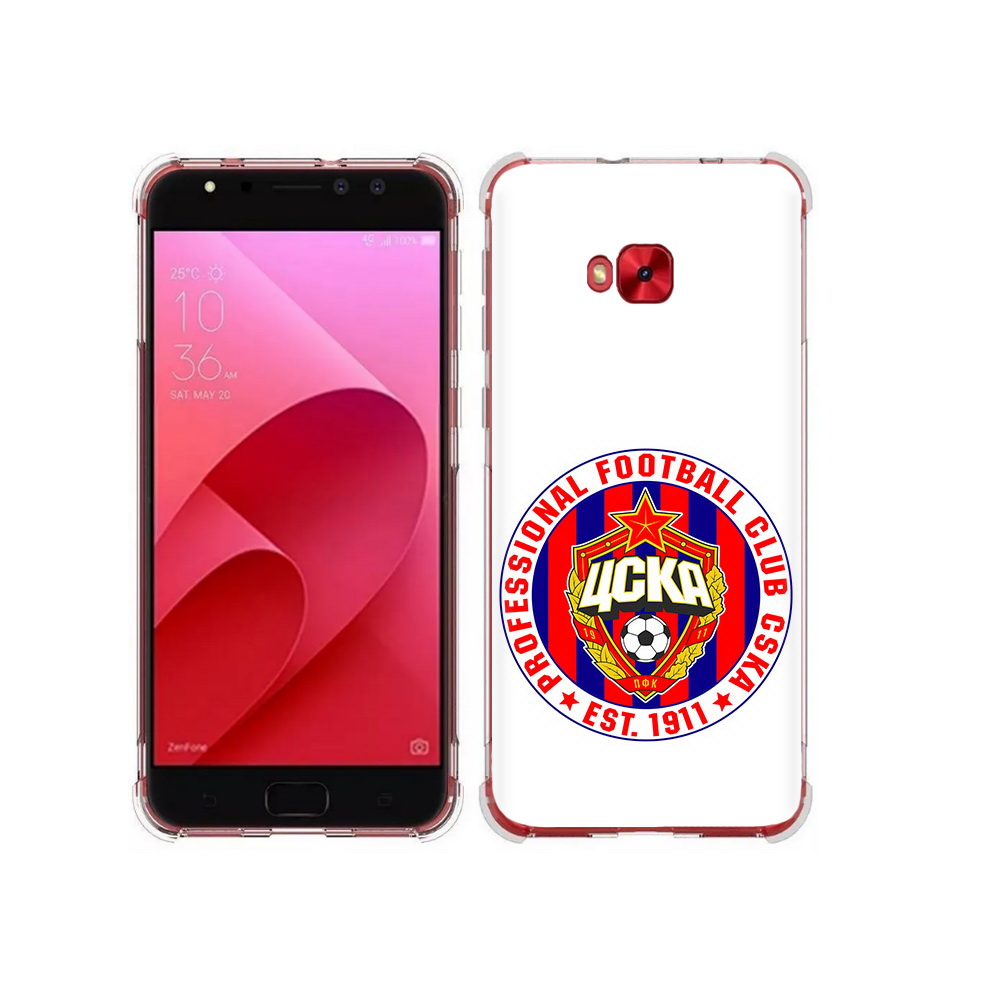 

Чехол MyPads Tocco для Asus ZenFone 4 Selfie ФК ЦСК логотип (PT76274.652.178), Прозрачный, Tocco