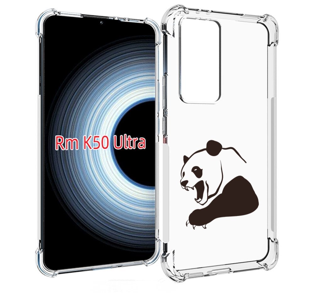 Чехол MyPads злая-панда для Xiaomi 12T / Redmi K50 Ultra