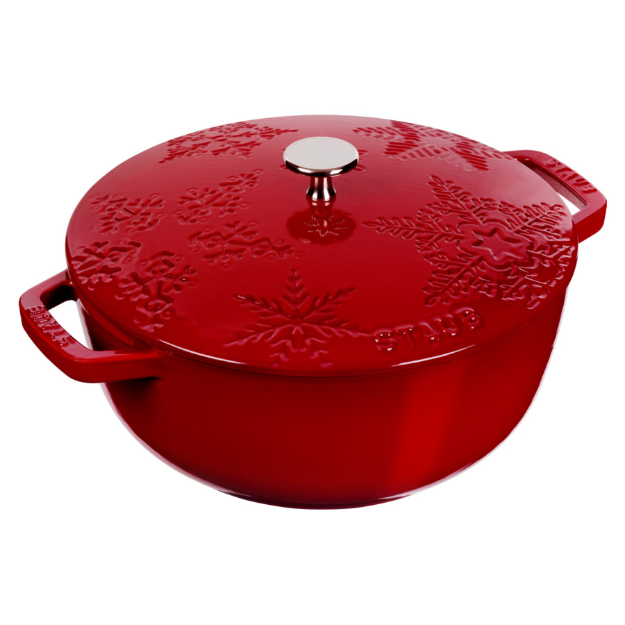 

Кокот Staub La Cocotte Зимний d24 см, 3,75 л, чугун, вишневый