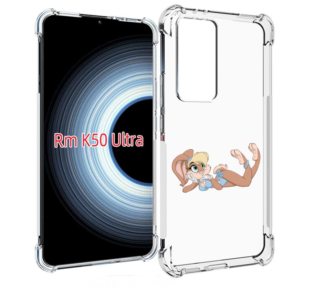 Чехол MyPads зайка-в-купальнике для Xiaomi 12T / Redmi K50 Ultra