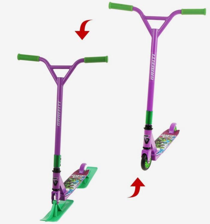 Снегокат Graffiti зимний 2 в 1 6913021