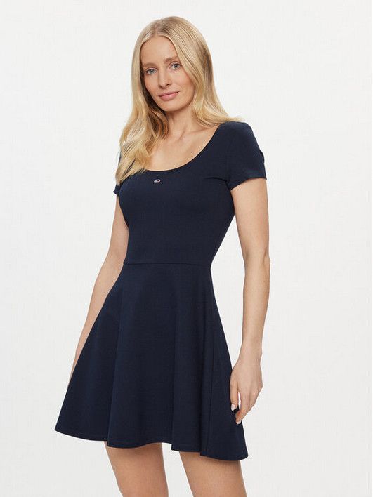

Платье женское Tommy Jeans DW0DW17408 синее M, Синий, DW0DW17408