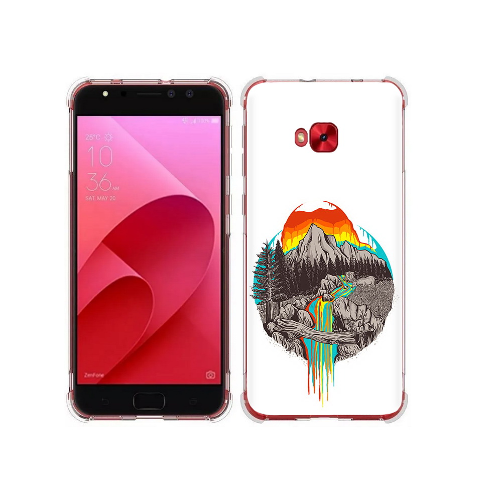 

Чехол MyPads Tocco для Asus ZenFone 4 Selfie Радужный водопад (PT76274.652.144), Прозрачный, Tocco
