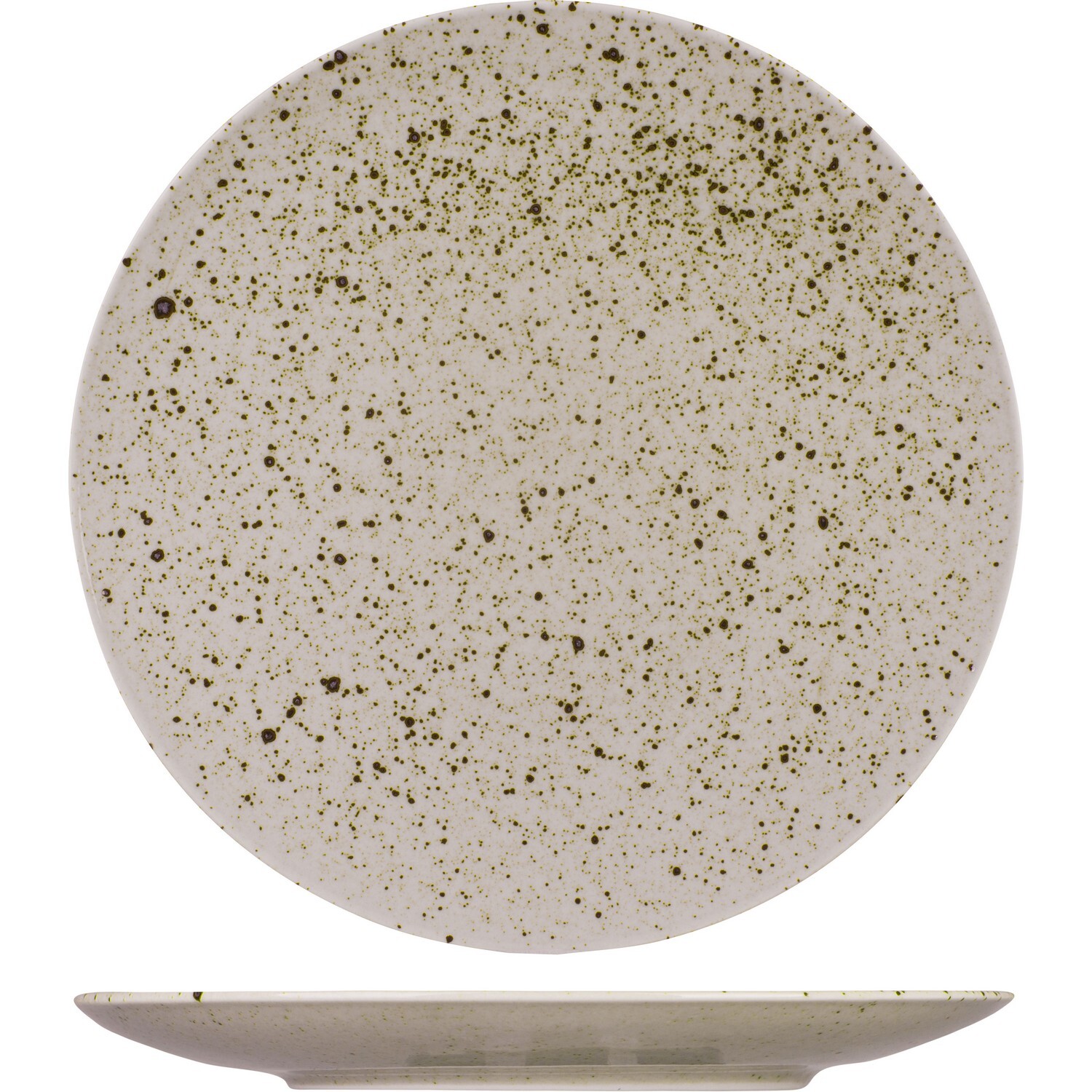 Тарелка Lilien Austria Лайфстиль для пиццы 300х300х25мм, фарфор, песочный