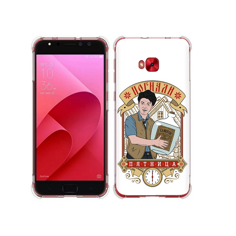 

Чехол MyPads Tocco для Asus ZenFone 4 Selfie Погнали пятница (PT76274.652.137), Прозрачный, Tocco
