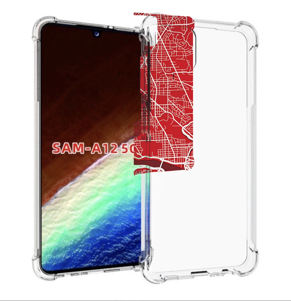 Чехол MyPads векторная-карта для Samsung Galaxy A12 (SM-A125F) 2020/21/A12 Nacho SM-A127F Tocco